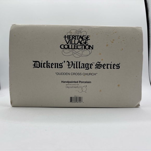 Department 56 1995 Vintage HVC Dickens Village Series Dudden Cross Church 5834-3 - Picture 11 of 12